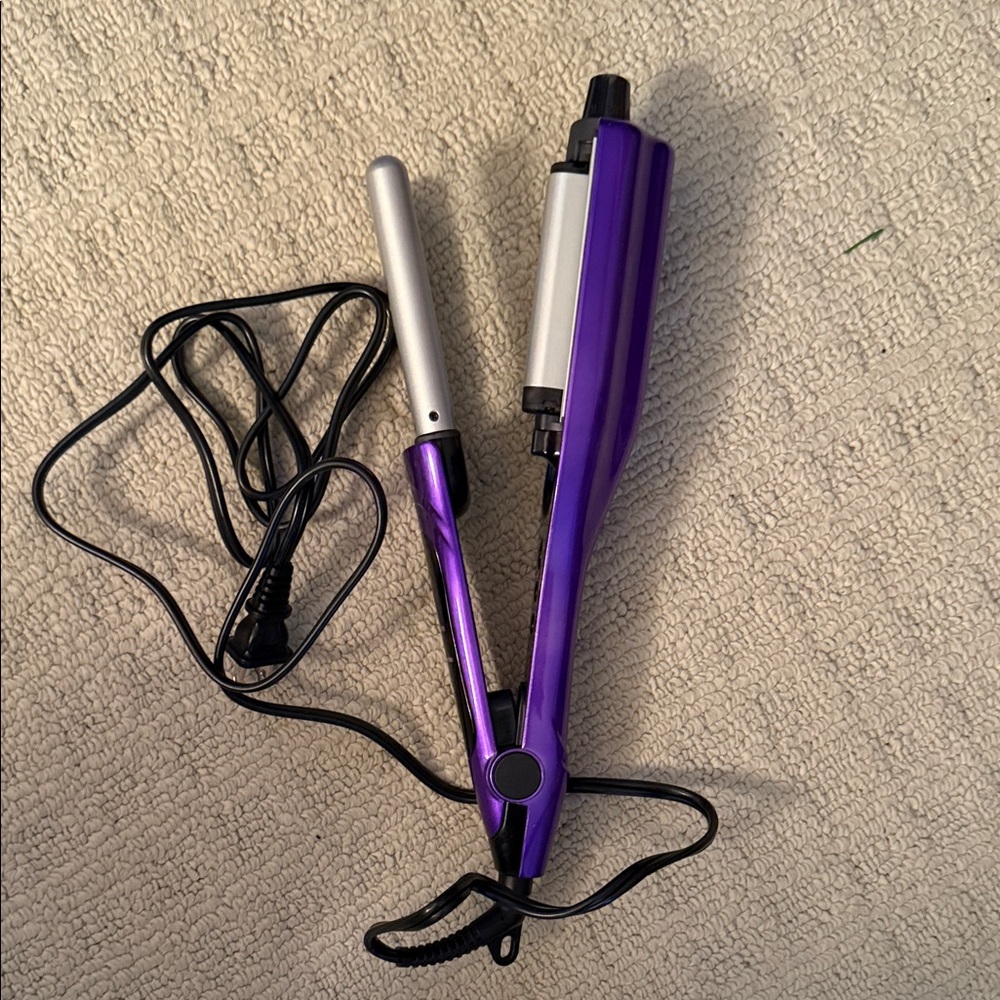 BedHead Purple and Silver Hair Styling Tool